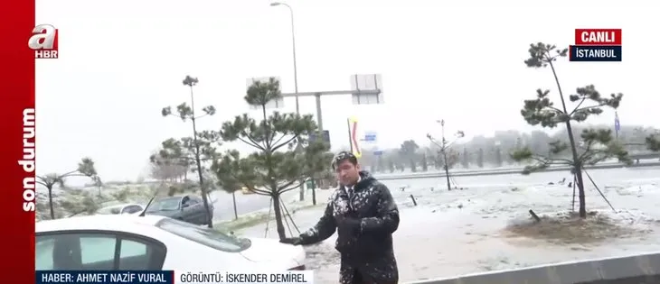 Görüntüler İstanbul’dan! Kar yağışı başladı