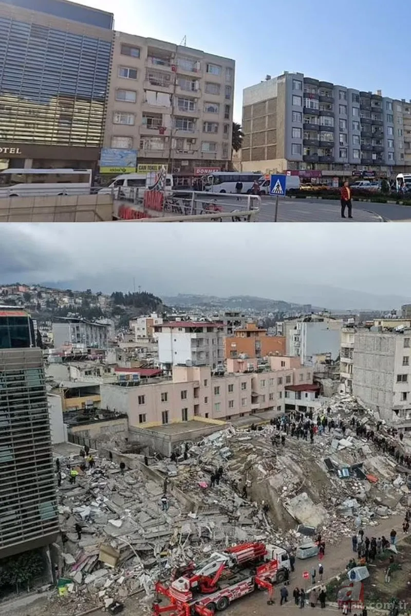 10 ilde asrın felaketi! 30 saniyede yerle bir etti! Depremin öncesi ve sonrası… 4