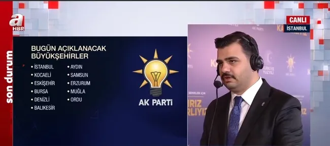 AK Parti aday tanıtım toplantısı! İstanbul adayı kim olacak? Hangi iller açıklanacak?