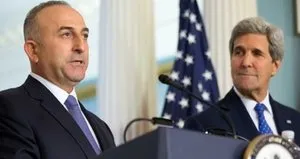 Çavuşoğlu Kerry ile görüştü