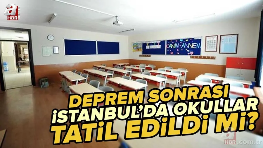 İSTANBUL VALİLİĞİ SON DAKİKA: Yarın İstanbul'da okullar tatil mi? Düzce depremi 24 Kasım İstanbul'da okullar tatil edildi mi? 1