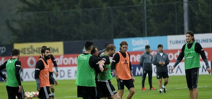 Beşiktaş'ın antrenmanında gerginlik