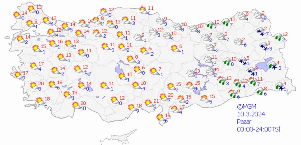 1709884027480.png Şemsiyeleri hazırlayın sağanak geliyor! O günlere dikkat! Meteoroloji'den çok sayıda ile yeni uyarı... - 7