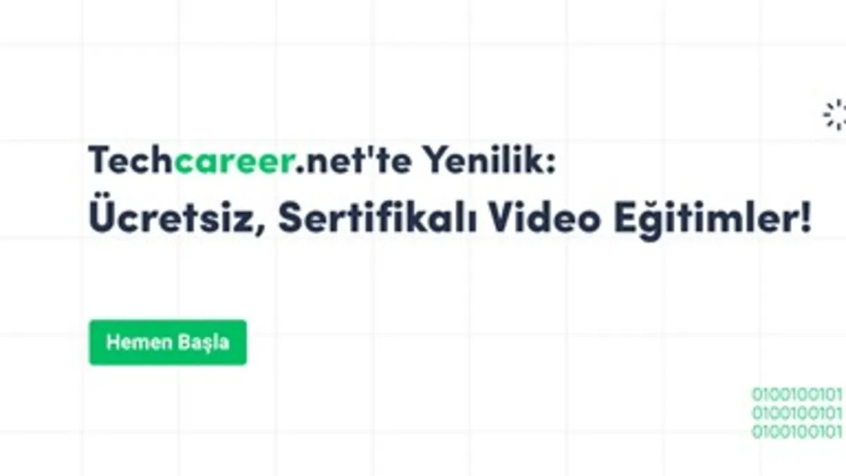 Teknoloji Kariyerinize Başlangıç Noktası: Techcareer.net Yazılım Eğitimleri