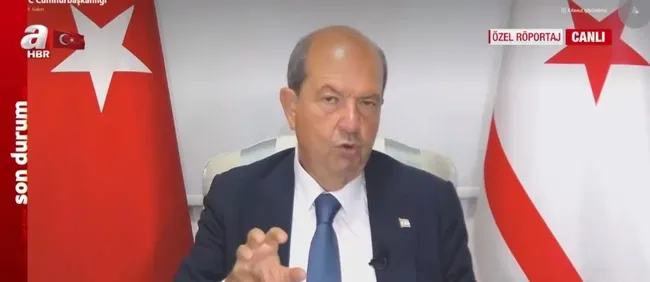 BM askerleri ve KKTC güçleri arasında gerginlik yaşandı! KKTC Cumhurbaşkanı Ersin Tatar A Haber’de