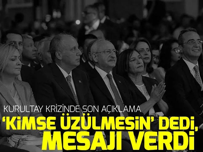 Kurultay restleşmesinde son açıklama! Muharrem İnce açık açık söyledi