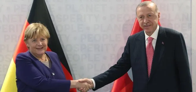 Son dakika: Başkan Erdoğan G20 Liderler Zirvesi’nde Angela Merkel ile görüştü