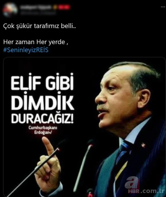 Türkiye Başkan Erdoğan’ın mücadelesine sessiz kalmadı! On binlerce #SeninleyizReis paylaşımı