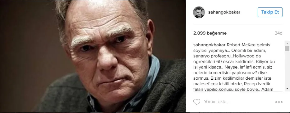 Robert McKee’nin ’Recep İvedik’ cevabını paylaştı - 1