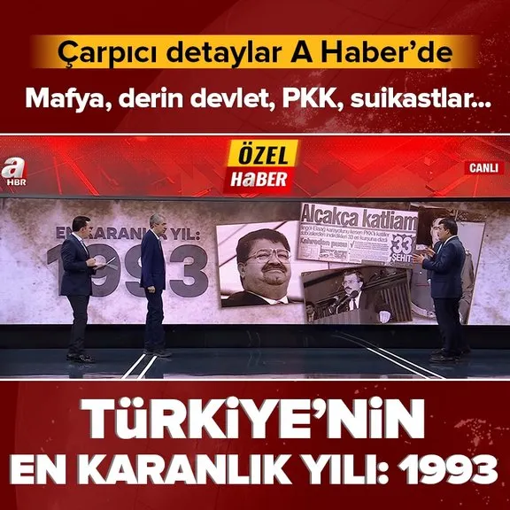 Türkiye’nin en karanlık yılı: 1993! Mafya, derin devlet, PKK, operasyonlar, suikastlar, sır ölümler...