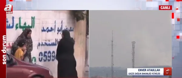 Gazze Sağlık Bakanlığı Yetkilisi Enver Ataullah son durumu A Haber’de anlattı! İslam dünyasına çağrı