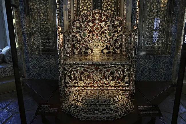 Arife Tahtı Topkapı Sarayı’nda tekrar sergilenmeye başlandı