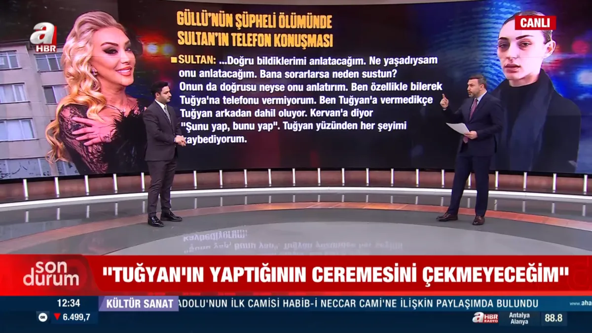 Sır perdesini aralayan ses kaydı A Haber'de! Sultan'dan şok itiraf