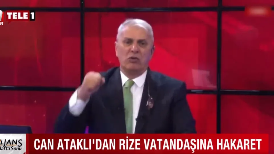 Can Ataklı’dan Rizelilere ağır hakaret!