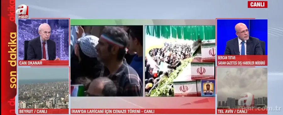 İran'da Ali Laricani için cenaze töreni! Binler katıldı 11