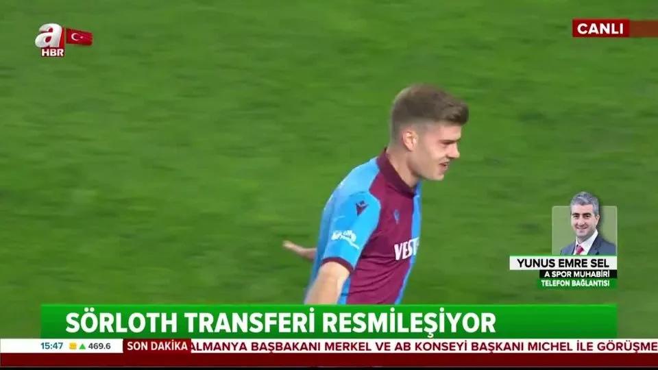 Trabzonspor’dan KAP’a Alexander Sörloth açıklaması | A Spor muhabiri detayları canlı yayında aktardı