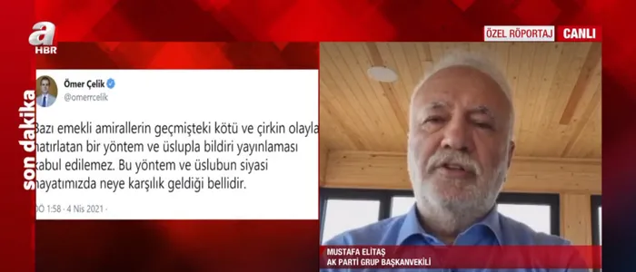 Son dakika: Milli iradeyi hedef alan bildiri! Darbe imalı bildiriye A Haber'de sert tepkiler - 13