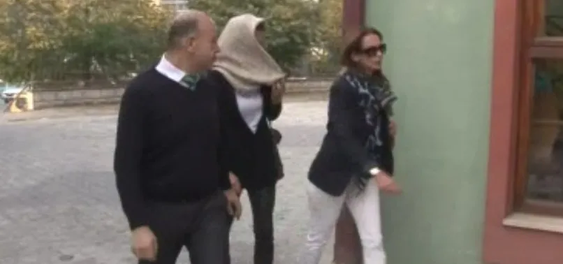 James Gustaf Edward Le Mesurier’in eşi Emma Hedvig Christina Winber Adli Tıp Kurumu’nda yüzünü gizledi