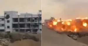 İşgalciler parlamento binasını patlattı