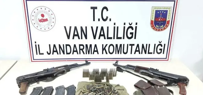 Van Çatak’ta PKK’nın silah ve mühimmatı ele geçirildi