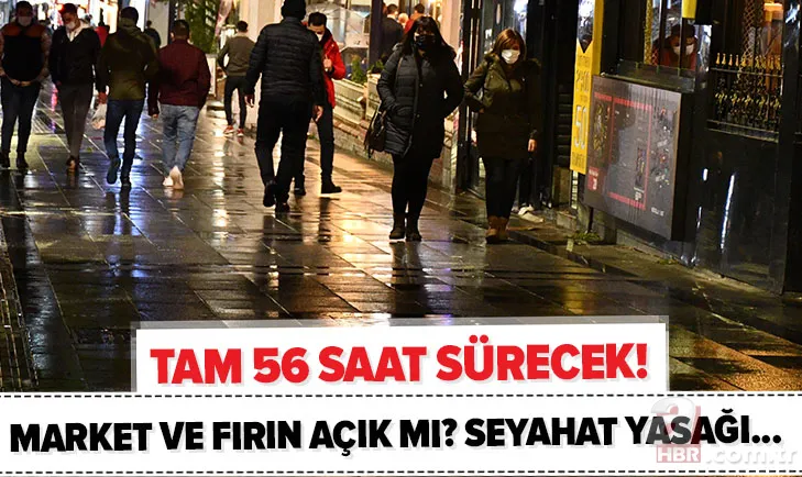 Hafta sonu sokağa çıkma yasağı detayları: Marketler ve fırın açık mı? 19-20 Aralık şehirler arası seyahat yasağı var mı? 1