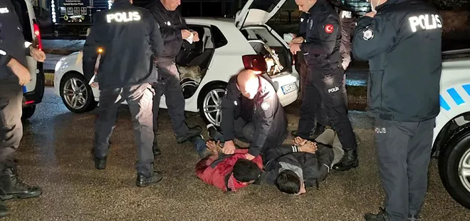 Dur ihtarına uymayan sürücü kıskıvrak yakalandı