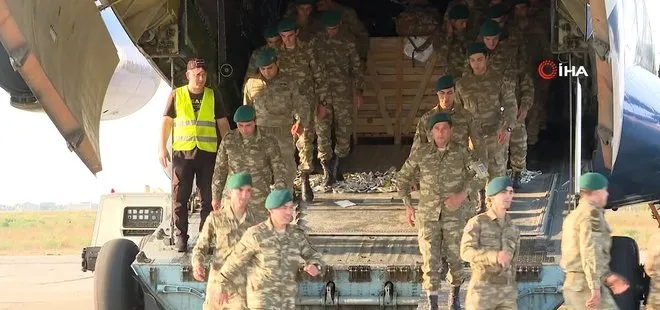 Afganistan’dan tahliye edilen Azerbaycan askerleri Bakü’de