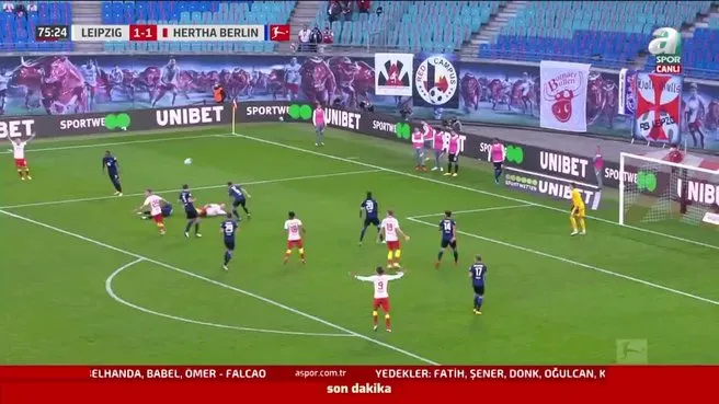 Gol Leipzig 2 1 Hertha Berlin Ahaber Video Izle