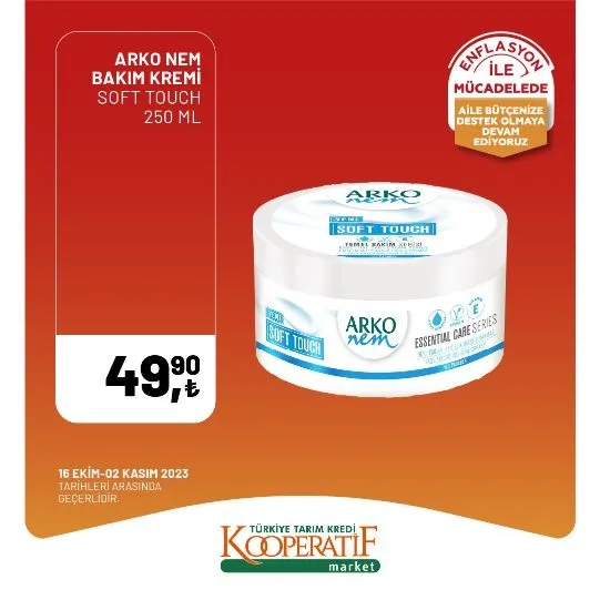 Tarım Kredi Market 30 Ekim indirim kataloğu! Kuru Soğan 5,90 TL, Salatalık 9,75 TL, Limon 10,90 TL, Yerli muz 28,90 TL, Mandalina 12,50 TL satışta…