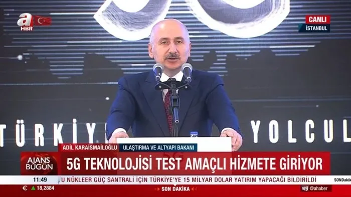 Son dakika: 5G teknolojisi ilk kez İstanbul Havalimanı'nda! Ulaştırma ve Altyapı Bakanı Adil Karaismailoğlu'ndan önemli açıklamalar - 3