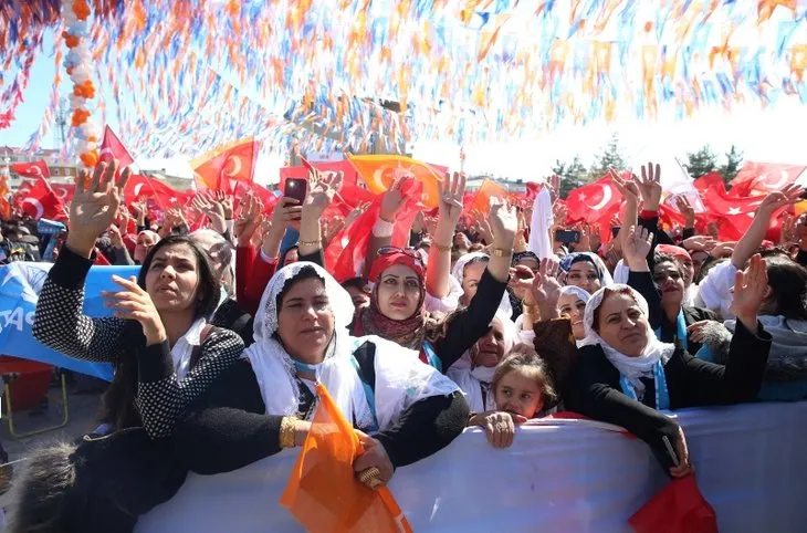 Başkan Erdoğan'a Şırnak'ta sevgi seli