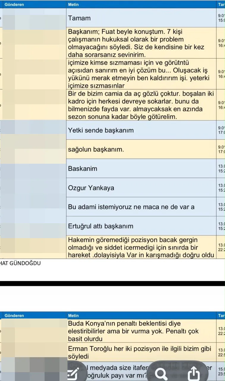Hakem atama skandalında yeni sızıntı: Ertuğrul istemedi - 3