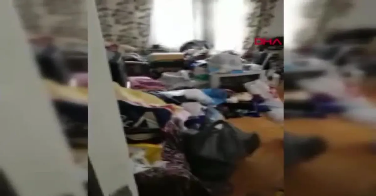 Apartman dairesinden çıkanlar şoke etti! Tam 4 kamyon çıktı |Video