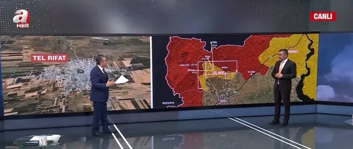 İşte Türkiye’nin Tel Rıfat ve Münbiç’e harekat planı! Kerim Ulak ve Orhan Sali canlı yayında açıkladı
