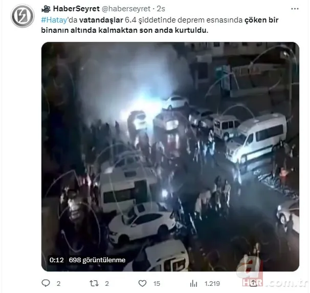 Deprem dezenformasyonları böyle yayılıyor! Hatay'daki depremi Diyarbakır'daki görüntülerle servis edip kaos ortamı oluşturdular 9