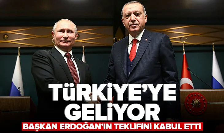 Putin Türkiyeye geliyor!