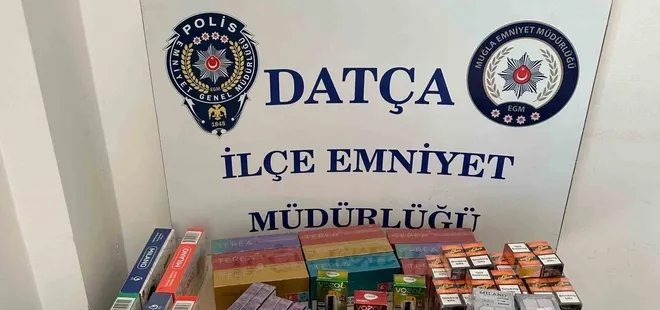 Datça'da kaçak tütün ele geçirildi