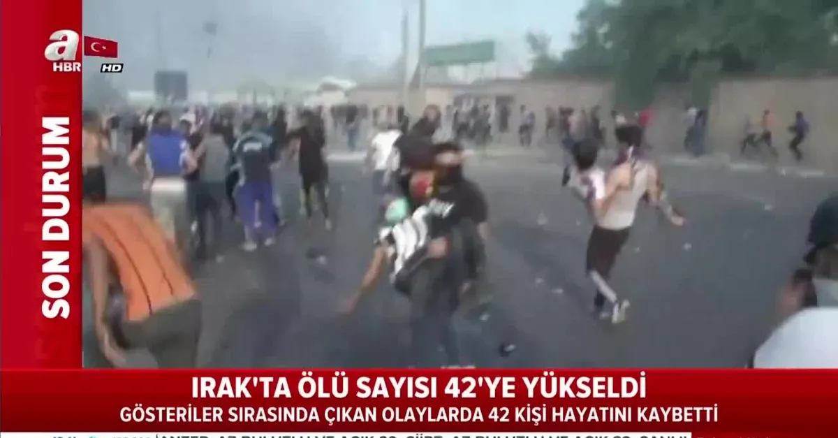 Bağdat'taki gösterilerde 42 kişi öldü