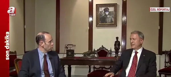 Son dakika: Milli Savunma Bakanı Hulusi Akar'dan A Haber'e özel açıklamalar: Suriye'ye olası operasyon ne zaman? Yunanistan'ın Türk F-16'larını taciz etmesine sert tepki!