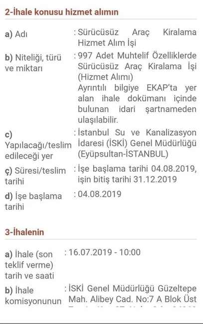 İsraf diye 730 araç iade eden İmamoğlu'ndan 997 araçlık yeni ihale - 2
