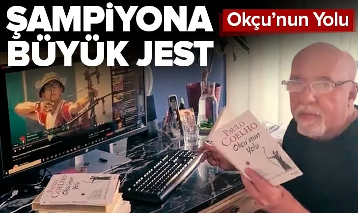 Dünyaca ünlü yazar Paulo Coelho Okçu’nun Yolu kitabını Olimpiyat Şampiyonu Mete Gazoz’a adadı