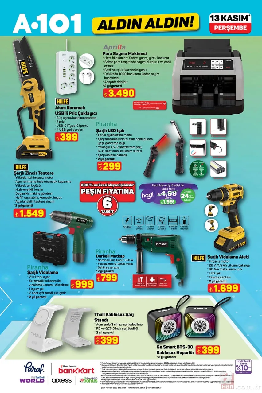 A101 13 KASIM AKTÜEL | İndirim günleri başlıyor! A101 hangi ürünler indirimde? Elektrikli semaver, darbeli matkap… 14