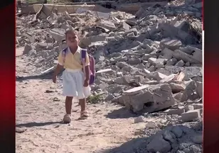 GAZZE’DE OKULUN İLK GÜNÜ…