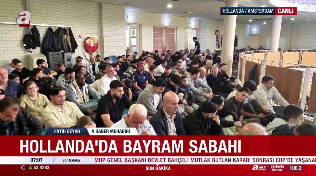Hollanda'da bayram sabahı