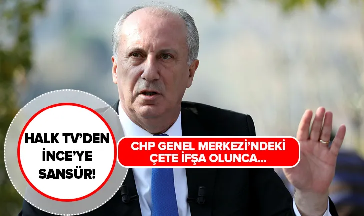 Halk TV, Muharrem İnce'nin konuşmasını yarıda kesti!