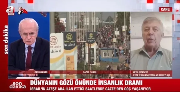 Gazze’de insanlık dramı! Tehcir anları kamerada! İsrail’den büyük oyun...