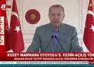 Kuzey Marmara Otoyolunun Gebze-İzmit etabı açıldı! Başkan Erdoğandan önemli açıklamalar