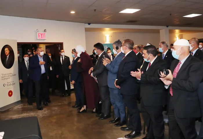 Son dakika: Başkan Erdoğan, ABD’deki Müslüman toplumunun önde gelen temsilcilerini kabul etti