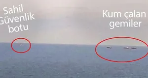 Sahil Güvenliğin gözü önünde akılalmaz hırsızlık