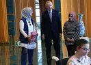 Başkan Erdoğandan anlamlı kabul